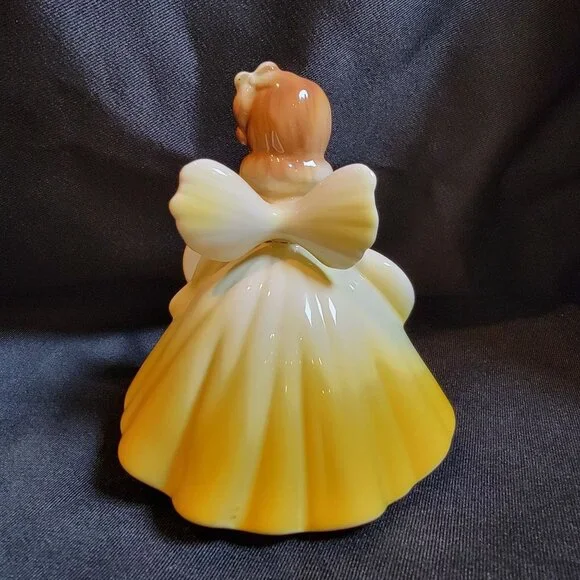 Vintage Josef Originals Birthday Angel Girl's 8th Yr Hat Girl Porcelain Figurine - Picture 2 of 5